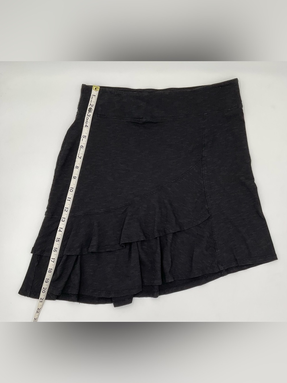 Horny Toad ‘Samba’ Scallop Asymmetrical Hem Double Layer Pull-On Skirt Size S - Picture 5 of 8